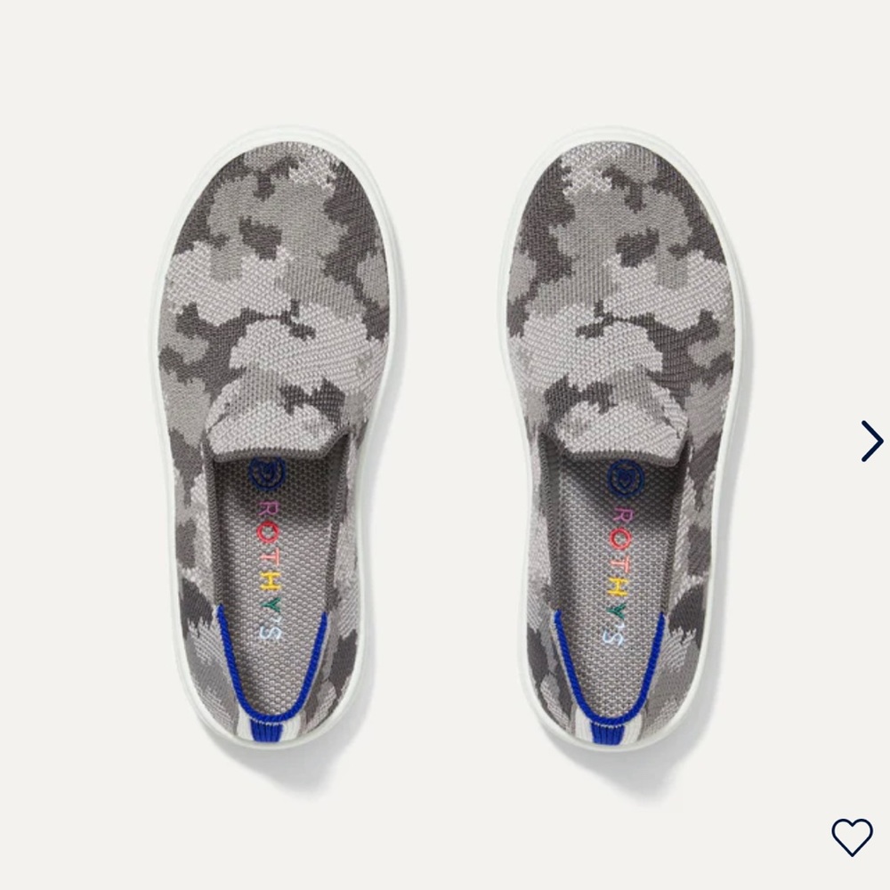 Rothy’s Kids Camo Sneakers size 12